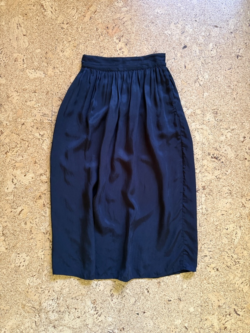 Jesse Kamm Black Midi Skirt